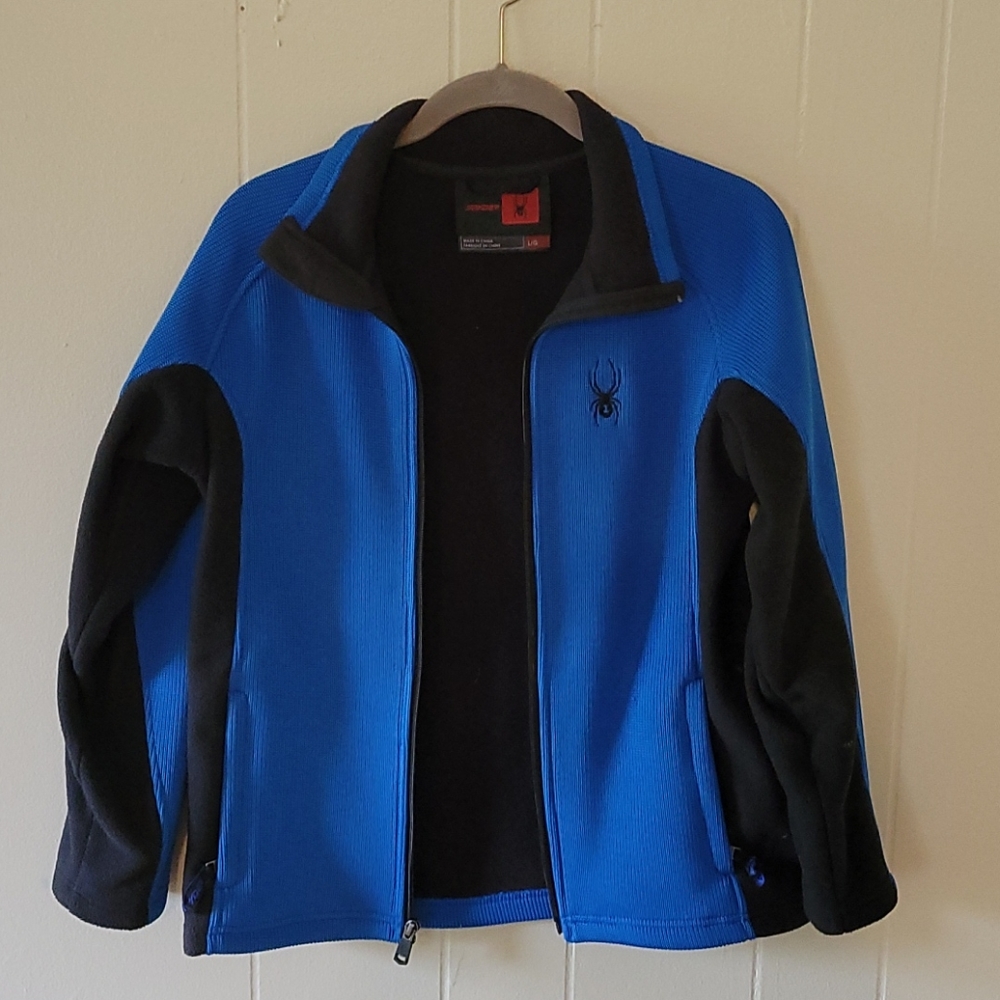 Blue and black jacket